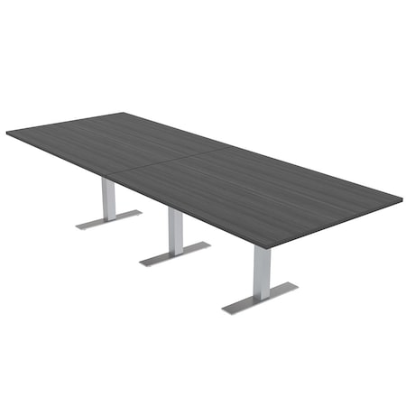 Skutchi Designs 45 in W, 144 in L, 29 in H, Engineered Wood Top, Grey HAR-REC-48x143-T-ASIANNIGHT